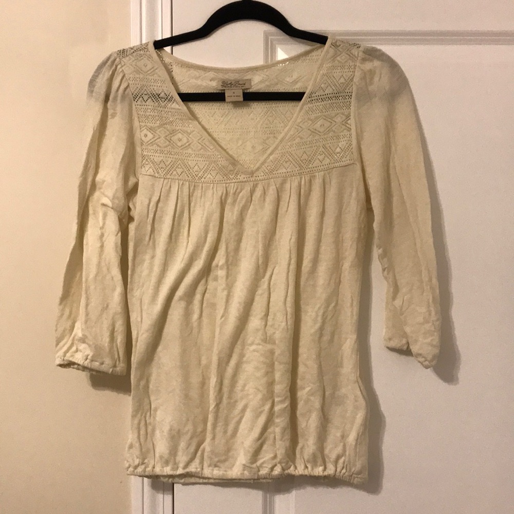 Lucky Brand Creme Shirt